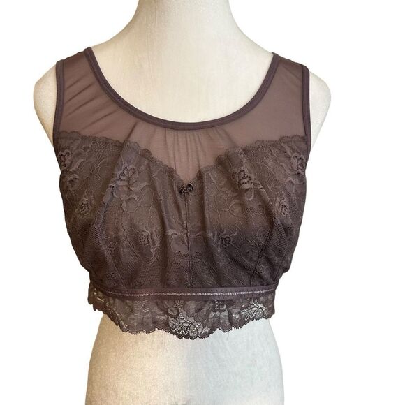 Cacique Unlined Full Coverage No Wire Bra‎ Muted Plum Size 22/24 - Picture 1 of 9